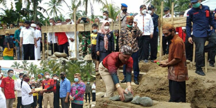 Parosil Meletakan Batu Pertama Pembangunan Pure Puspa Buana Di BNS