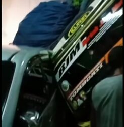 Truk Muatan Pisang Timpa Pajero Sport dan Satu Minibus Lain