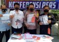 Polres Mesuji Ekspos Pelaku Tindak Pidana Pemerasan Dan Kejahatan Seksual Terhadap Anak Dibawah Umur