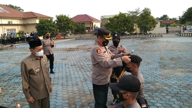19 Bintara Remaja Polres Mesuji Sudah Dapat Baret Dari Kapolres