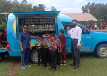 Tumbuhkan Minat Baca Siswa, Dispusar Mesuji Gencarkan Progam Perpustakaan Keliling