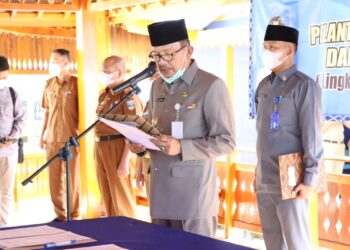 Pelantikan Dan Pengambilan Sumpah Jabatan Rotasi Pejabat Pemkab Pesibar