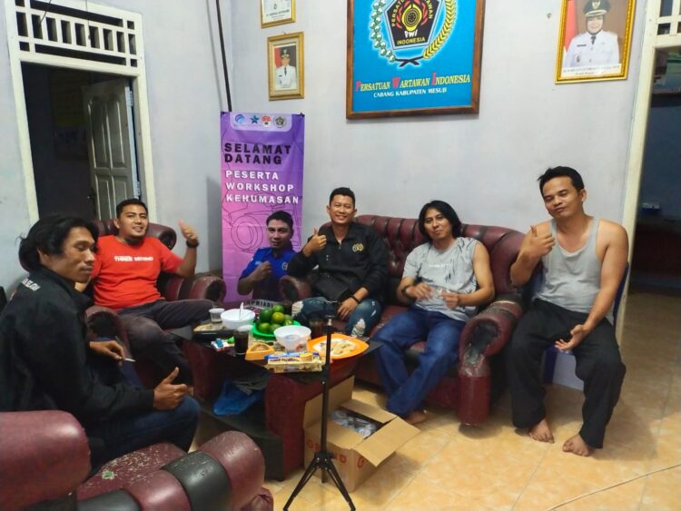 Terima Kunjungan Pengurus PWI OKI, PWI Mesuji Bahas Rencana Kegiatan UKW Mandiri