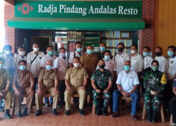 PWI Pringsewu Audensi Dengan Dandim 0424/TGM dan Wabup Fauzi