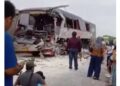 Bus Tabrak Truck, Satu Orang Tewas