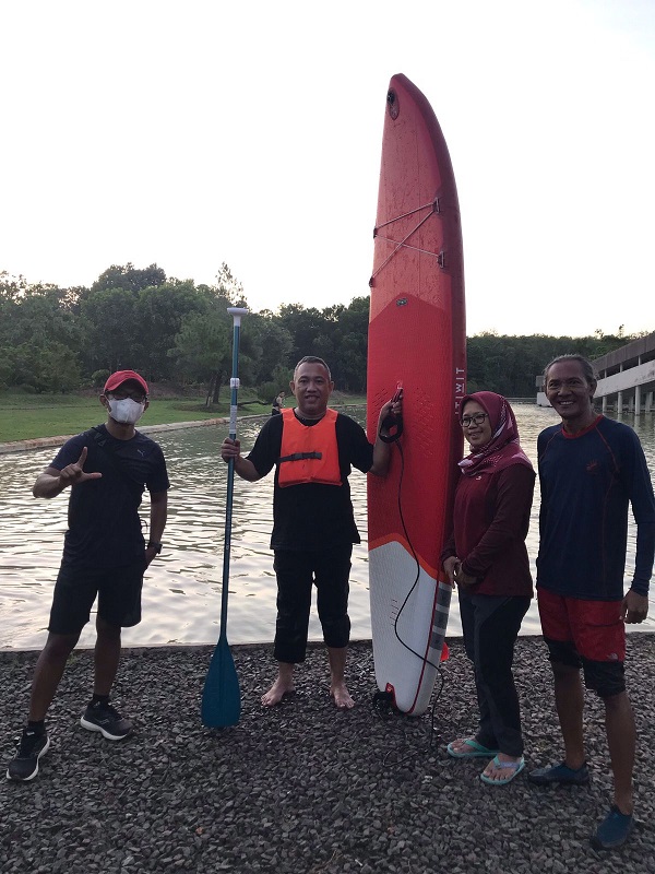 Kegiatan Berpaddling Menuju Tubaba