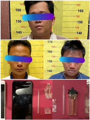 Mengaku Salah Pergaulan, 3 Oknum Honorer Pemkab Tanggamus Nyabu