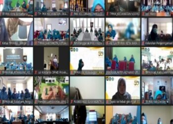 Peringatan Hari Kesatuan Gerak PKK Ke-50 Tahun 2022 secara virtual