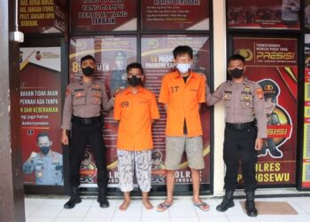 Tim Cobra Satnarkoba Polres Pringsewu Berhasil Menangkap dua penyalahguna Narkotika