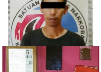 Satgas Operasi Antik Krakatau 2022 Ringkus WN (31) Miliki Tembakau Sintetis