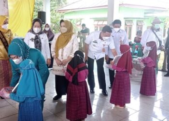 Ketua TP-PKK Lampura Hadiri Pelantikan TP-PKK Dan Pengukuhan Bunda Paud Se Kecamatan Abung Tinggi