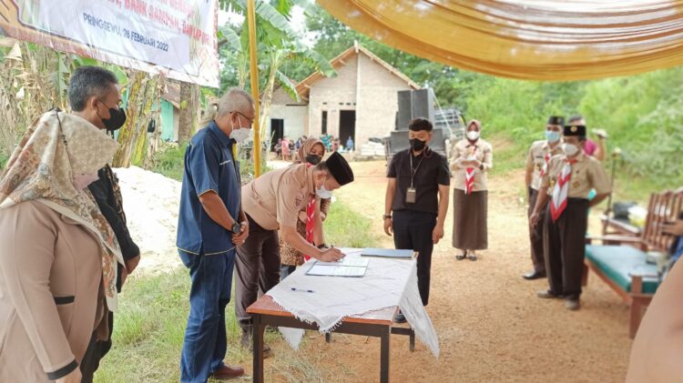 PWI Pringsewu MOU Kelembagaan Bersama Kwarcab Pringsewu dan STMIK Pringsewu