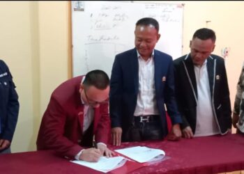 UMKO Dan PWI Lampura, Tandatangani Memorandum of Agreement