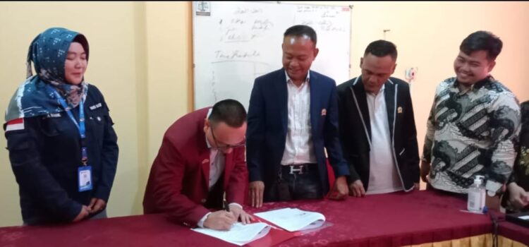 UMKO Dan PWI Lampura, Tandatangani Memorandum of Agreement