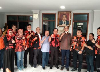 Jelang Muswil Pengurus PP Sambangi PWI Lampung