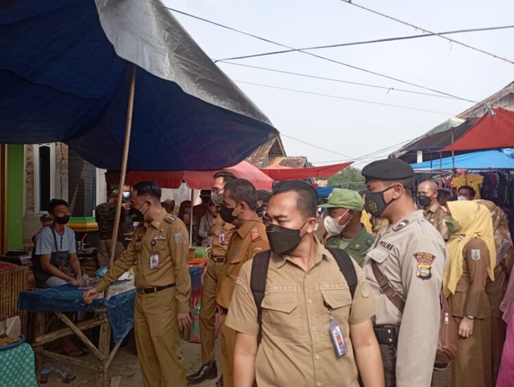 Jelang Ramadhan Bupati Way Kanan Adipati Grebek Pasar di Pasar Kampung Gunung Katun