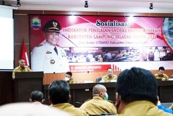 Ini kata Bupati Lampung Selatan H. Nanang Ermanto dalam Indikator Penilaian Indeks Inovasi Daerah (IID) Tahun 2022