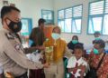 Polsek Negara Batin Gelar Vaksinasi Boster Berhadiah Bagikan Minyak Goreng