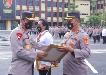 Gagalkan Penyelundupan 15 Kilogram Sabu, Polres Mesuji Dapat Penghargaan Dari Kapolda Lampung