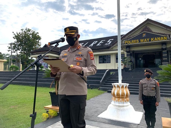 Kapolres sampaikan Perintah Kapolda, agar lakukan patroli Ramadhan