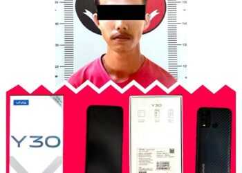 Polsek Blambangan Umpu Amankan Pelaku Pencurian Handphone