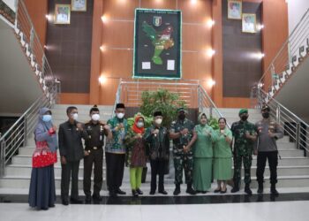 Danrem 043 Gatam Kunjungi Pemkab Pringsewu