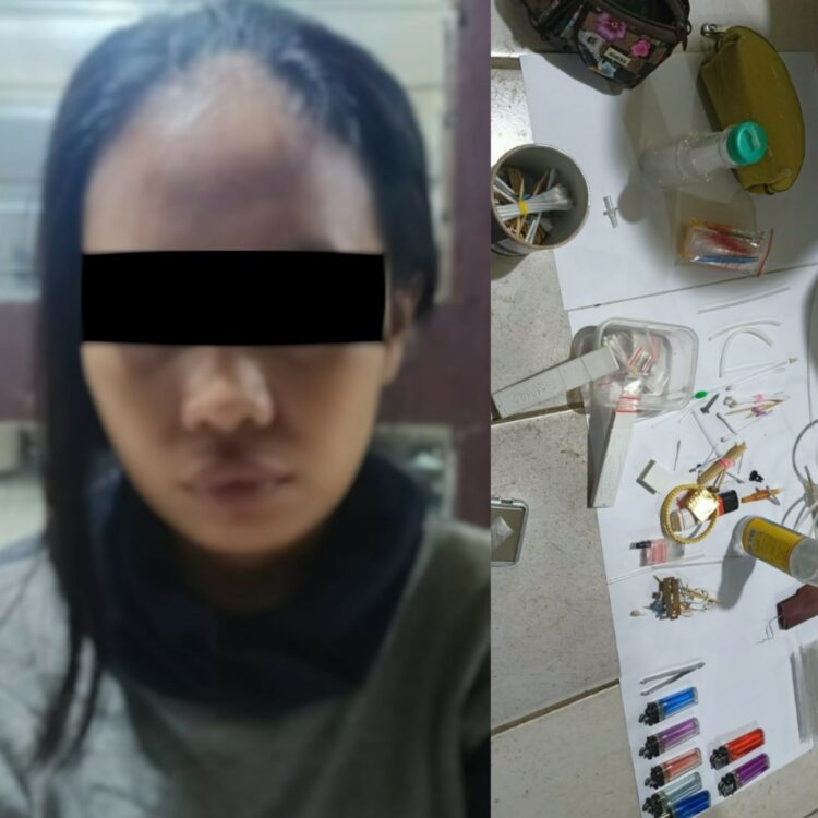 Kedapatan Memiliki Sabu, Wanita Muda ini Diringkus Polisi