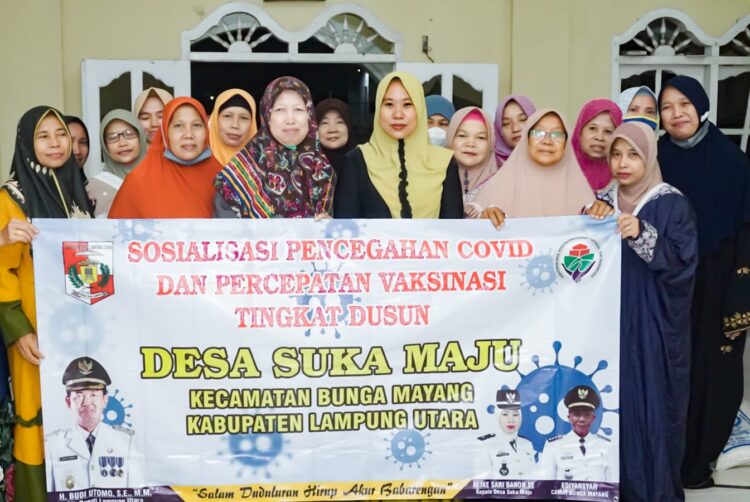 Pemerintah Desa Suka Maju Gelar Sosialisasi Percepatan Vaksinasi Covid 19