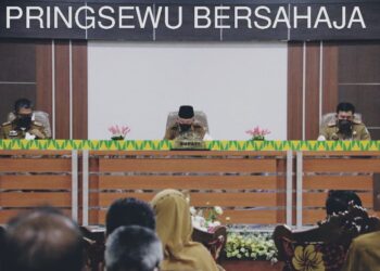 Inspektorat Provinsi Lampung Lakukan Pemeriksaan Dalam Rangka Berakhirnya Masa Jabatan Kada Pringsewu