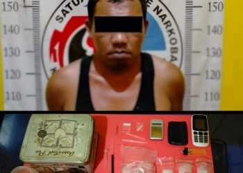 Diduga Edarkan Sabu Pria Asal Kotabumi Way Kanan ini Diamankan Polisi