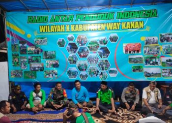 RAPI Way Kanan Dirikan Posko Bankom Rest Area Mudik Balik Lebaran