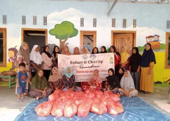 Paud Muara Timur Gelar Safari Charity Ramadhan