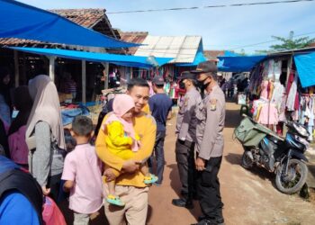 Patroli KRYD di Pasar, Polisi Beri Himbauan Kamtibmas