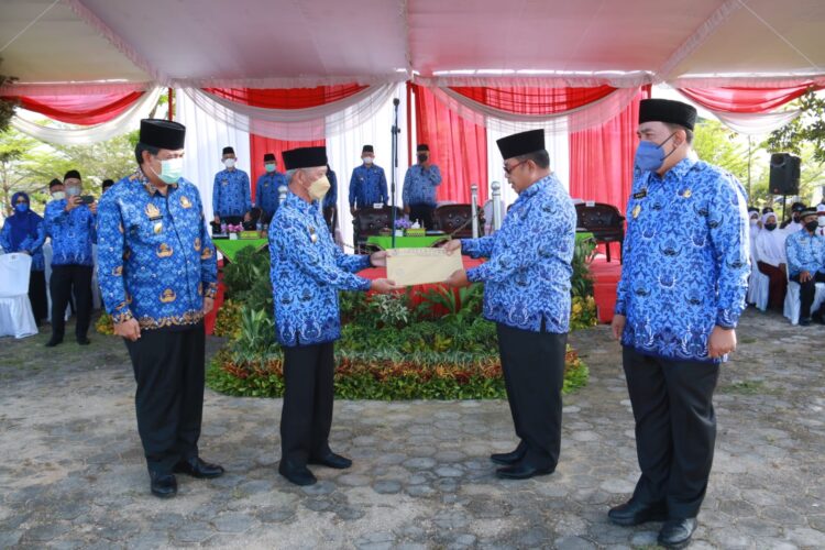 Pemkab Pringsewu Gelar Upacara Hardiknas & Harkitnas