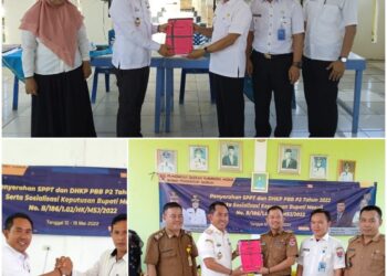 Distribusikan SPPT dan DHKP PBB-P2 2022, Bapenda Mesuji Optimistis Realisasi 100%