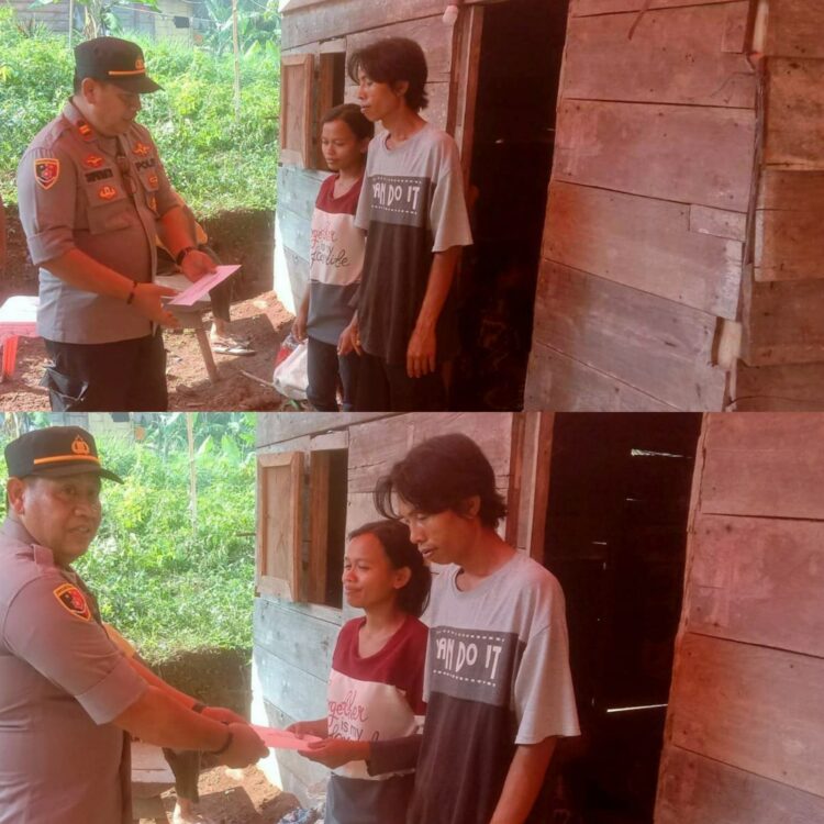 Kapolsek Banjit Kunjungi Rumah Korban Hanyut di Sungai Cempedak