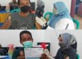 Polres Way Kanan Gelar Vaksinasi di Kampung Sri Rejeki