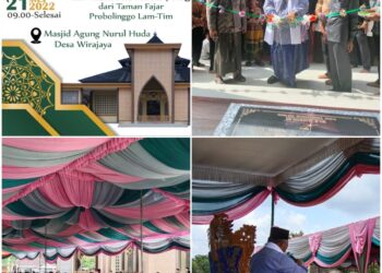 Pemdes Wirajaya Gelar Pengajian Akbar Sekaligus Resmikan Masjid Nurul Huda