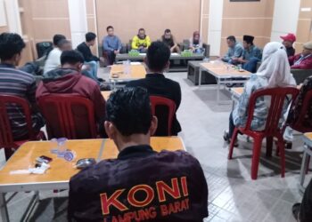 Lusa Mendatang Pengurus KONI Lampung Barat Dilantik