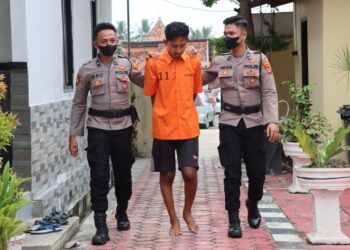 Satnarkoba Pringsewu Menangkap Seorang Warga Pengedar Sabu