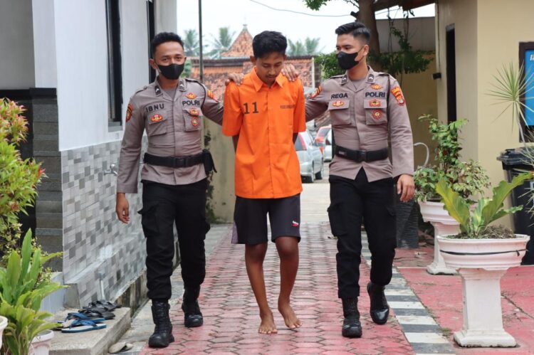 Satnarkoba Pringsewu Menangkap Seorang Warga Pengedar Sabu