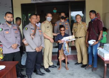 Puluhan Anak Ikuti Khitanan Massal Polres Tubaba