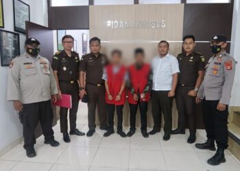 Kepala Tiyuh Panaragan Bersama Sekretaris F dan E Di Tahan Kejaksaan