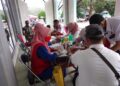 Jelang Hari Bhayangkara Ke-76, Polres Way Kanan Gelar Vaksinasi