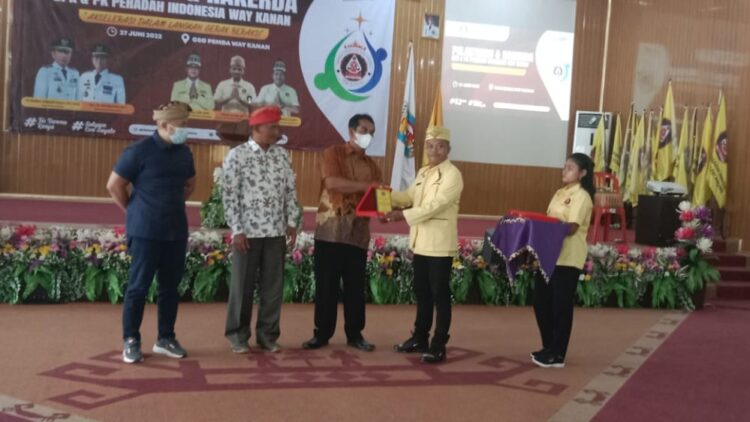 Bupati Adipati Hadiri Pelantikan Perhimpunan Pemuda Hindu Peradah Indonesia Kabupaten Way Kanan Periode 2021-2024