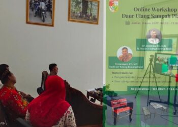 DLH Tubaba Kembangkan Produk Daur Ulang Plastik Menjadi Furniture