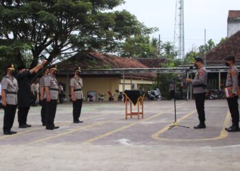 Kapolres AKBP Rio Pimpin Sertijab Kabag Ops Polres Pringsewu
