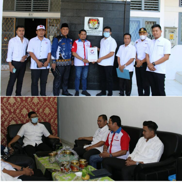 Partai Perindo Kunjungi KPU Way Kanan