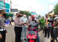 Tertib Berlalu Lintas, Pengendara Dapat Hadiah Dari Satlantas Polres Mesuji