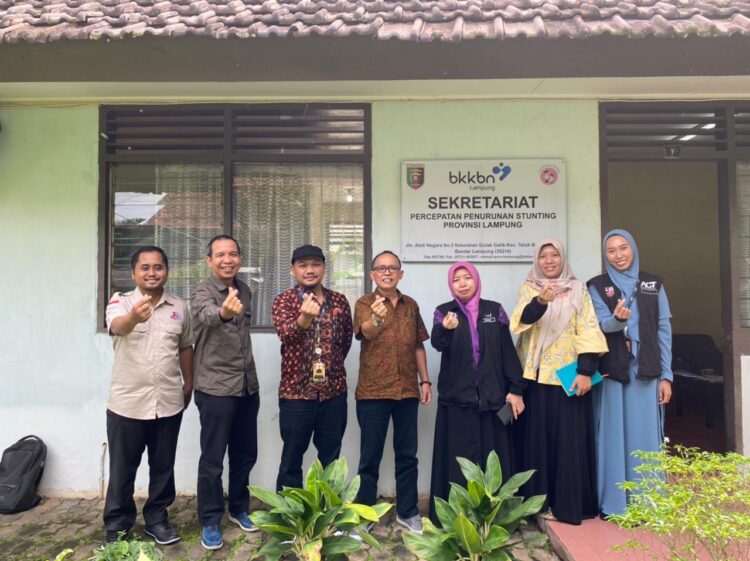 ACT dan Tim Satuan Tugas Percepatan Penurunan Stunting Provinsi Lampung Akan Berkolaborasi Gotong Royong Cegah Stunting